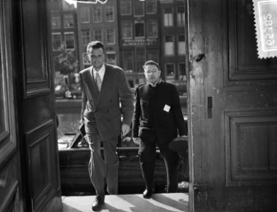 Billy Graham (Amerikaanse evangelist) in Nederland, aankomst bij de Ronde Luther, Bestanddeelnr 906-5382