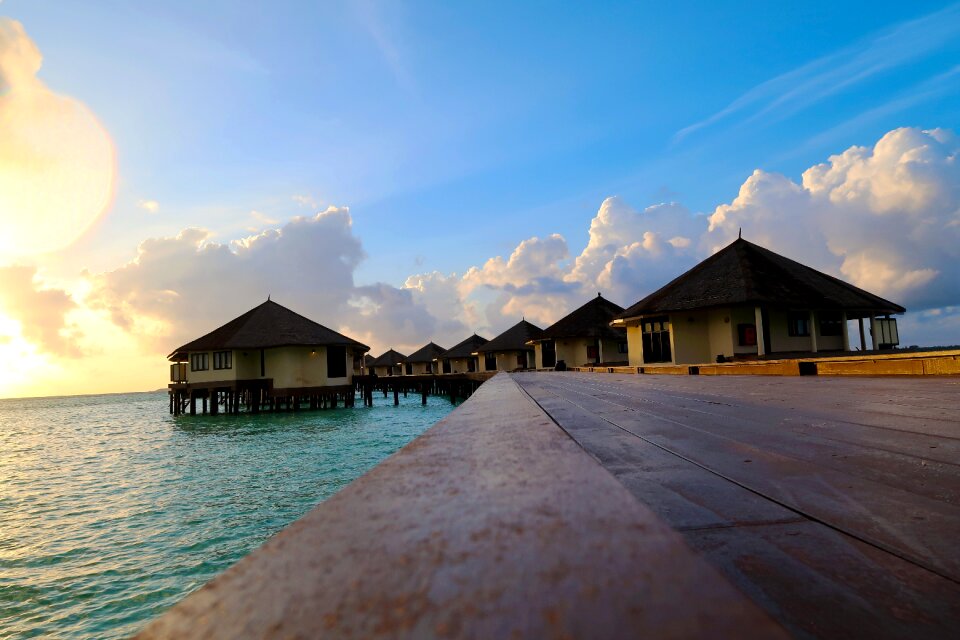 Maldives landscape summer
