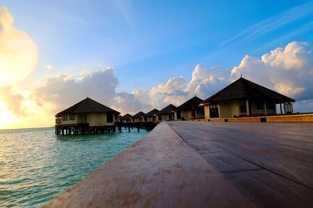 Maldives landscape summer photo
