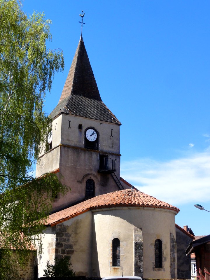 Biollet (Puy-de-Dôme) église, chevet