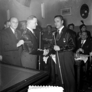 Biljartkampioenschappen Nederlander Libre Kees de Ruyter kampioen en Metz 2e, Bestanddeelnr 905-4053