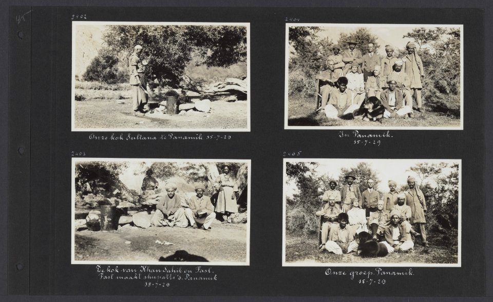 Binnenzijde omslag fotoalbum, Bestanddeelnr 32 91