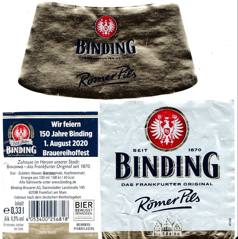 Binding-Brauerei AG - Binding Römer Pils