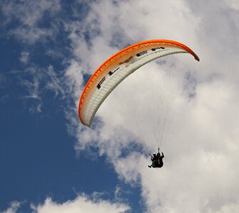 Clouds double jump bird's eye view