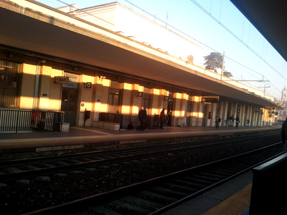 Binari 1 e 2 (direzione Lecco-Bergamo), stazione di Monza