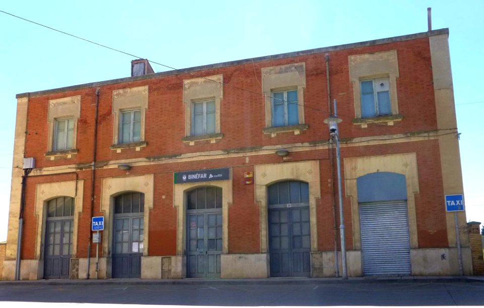 Binéfar - Estación de tren 1