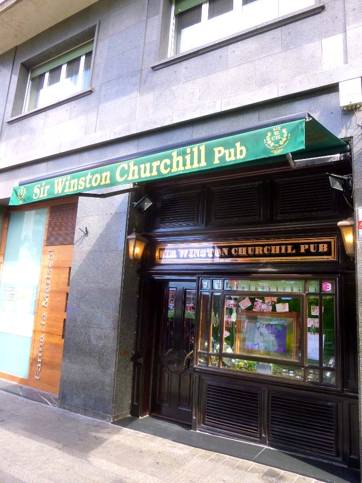 Bilbao - Pub Sir Winston Churchill (Av. Sabino de Arana)
