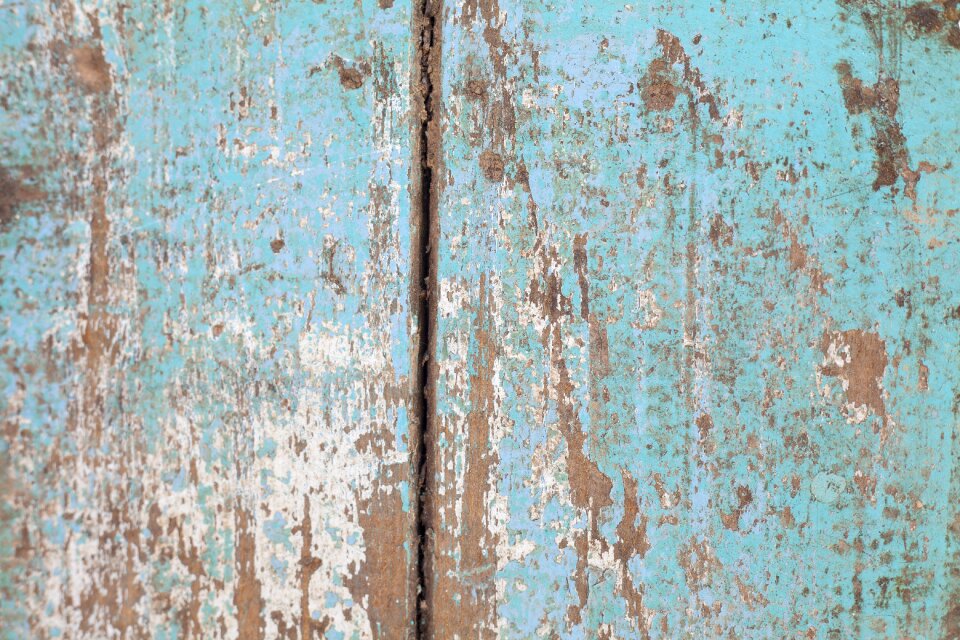 Blue macro copy space