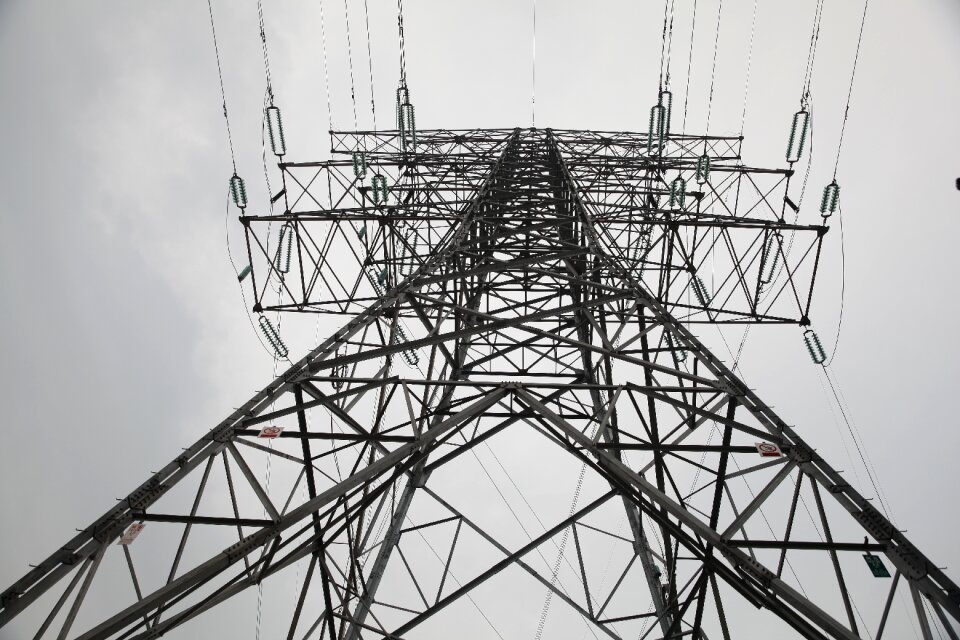 Power transmission tower electricity transmission