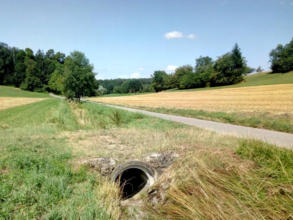 Binzenlöchlesgraben, Durchlass nördlich von Bauschlott