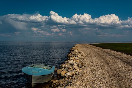 Water beach boat photo