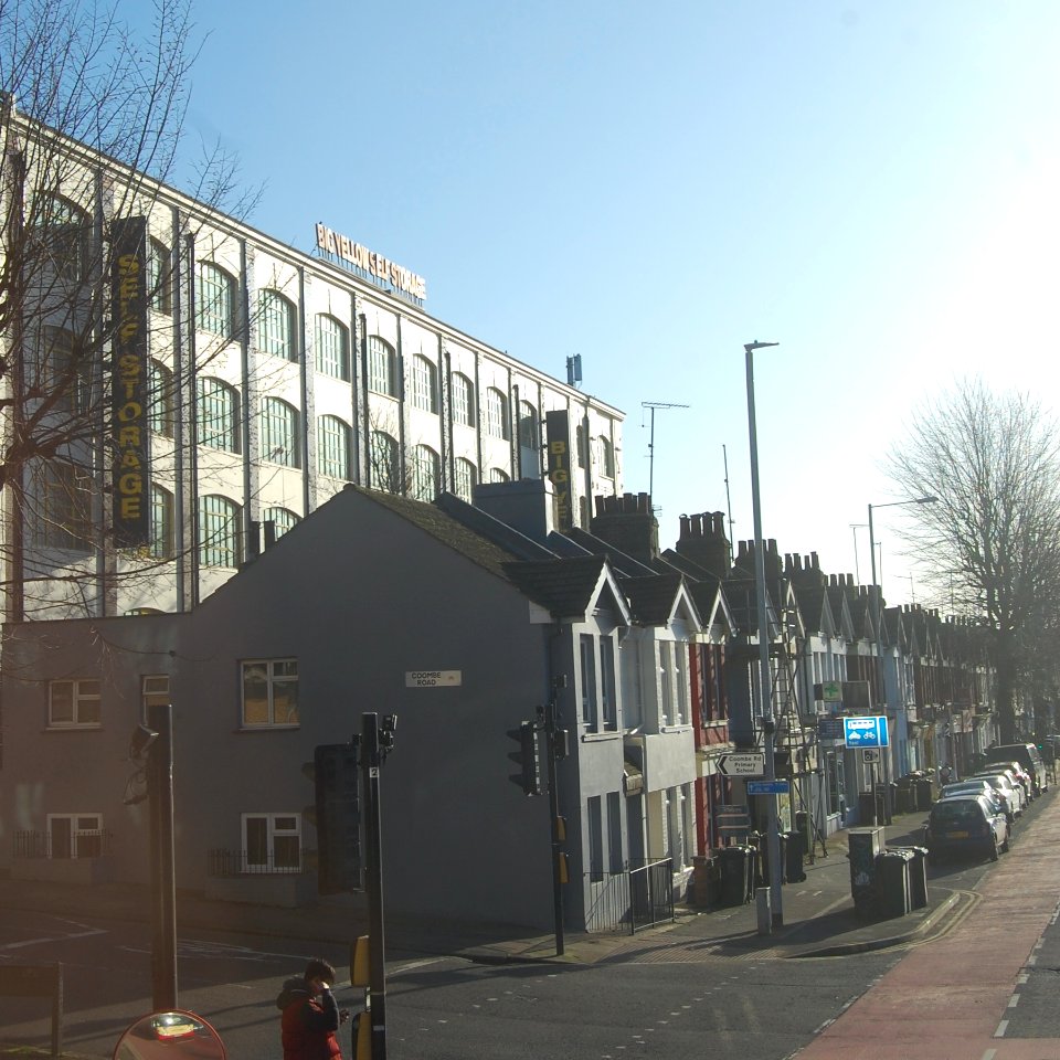 Big Yellow Self Storage and Coombe Terrace, Lewes Road, Brighton (February 2020) (1)