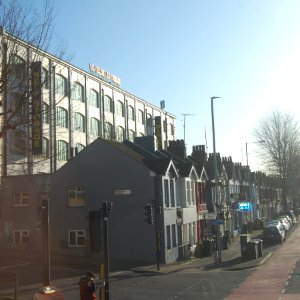 Big Yellow Self Storage and Coombe Terrace, Lewes Road, Brighton (February 2020) (1)