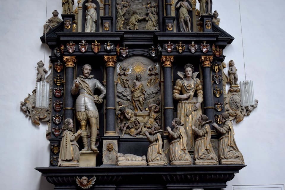 Bielefeld - Neustädter Marienkirche - Epitaph von Oye - Mitte