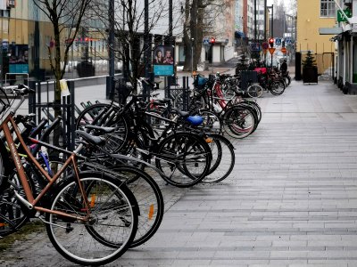 Bicycles Kauppurienkatu Oulu 20210328 photo