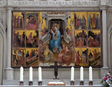 Bielefeld - Neustädter Marienkirche - Marienaltar - 2