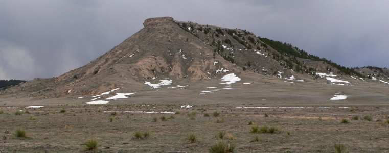 Bighorn Mountain (Banner Co, NE) from NE 1