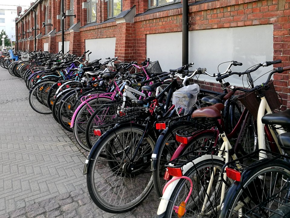 Bicycles Oulu Market Hall 20170728