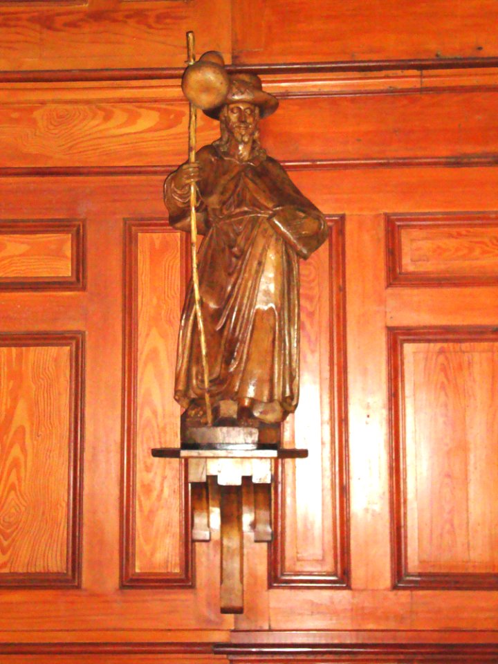 Bidart (Pyr-Atl., Fr) statue St.Jacques pelerin