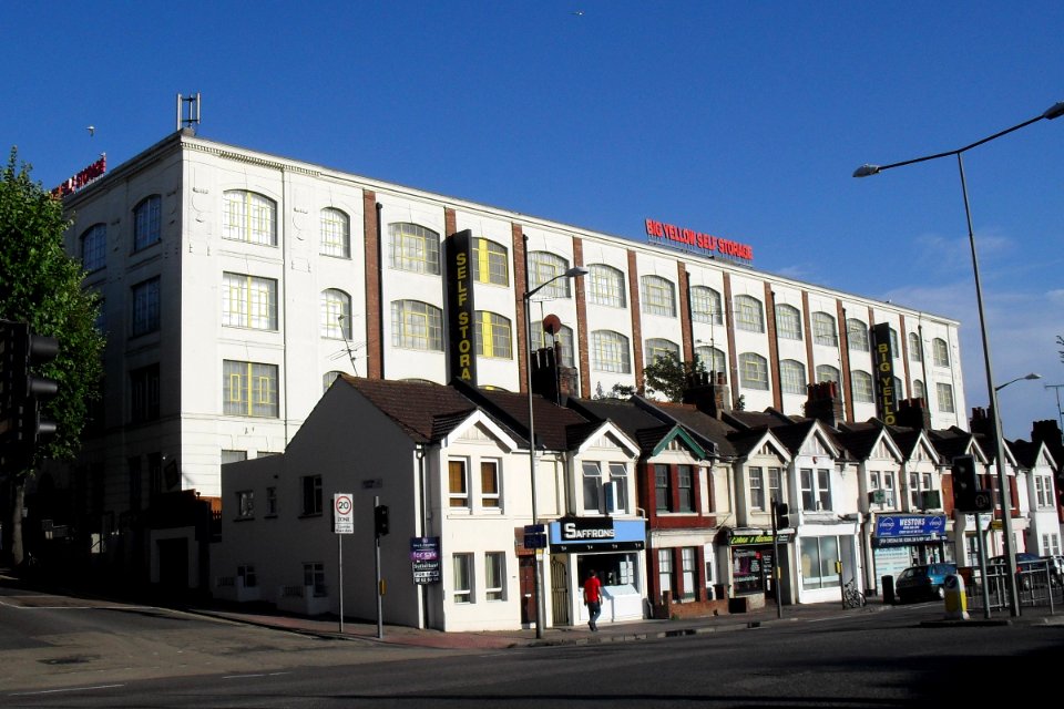 Big Yellow Self-Storage, Junction of Coombe Road and Lewes Road, Brighton (July 2010)