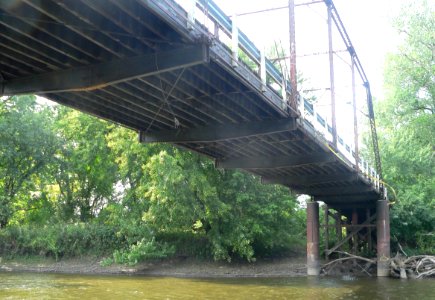 Big Sioux 281 St bridge, underside from ENE 1
