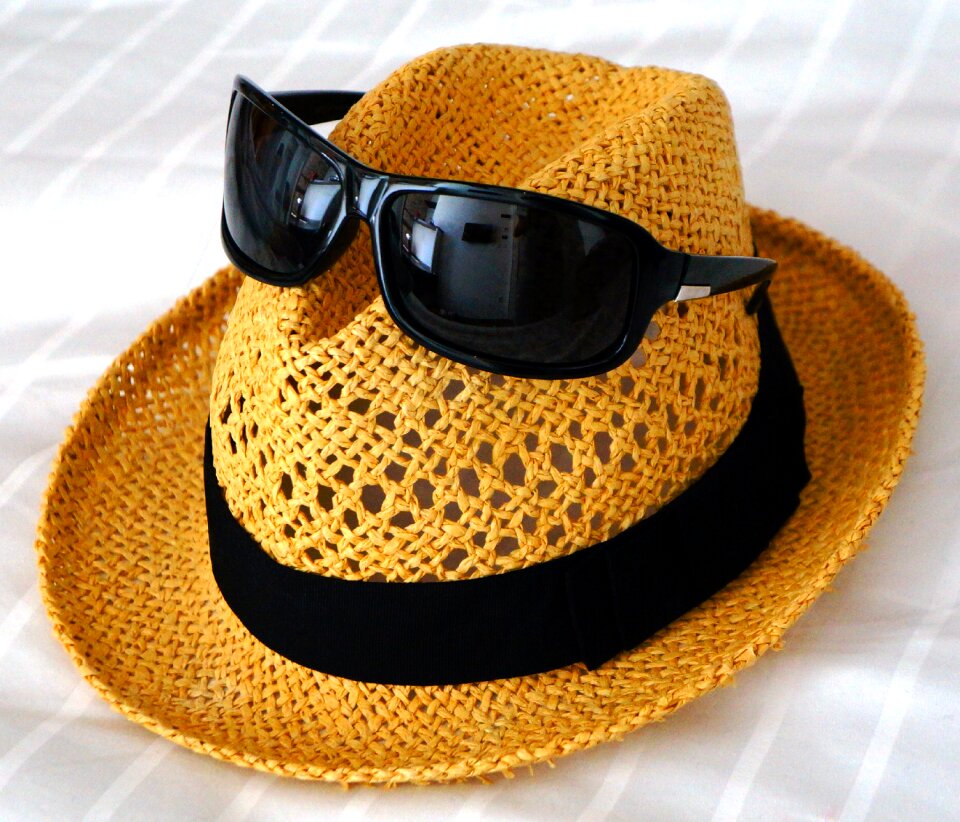 Sunglasses shades straw