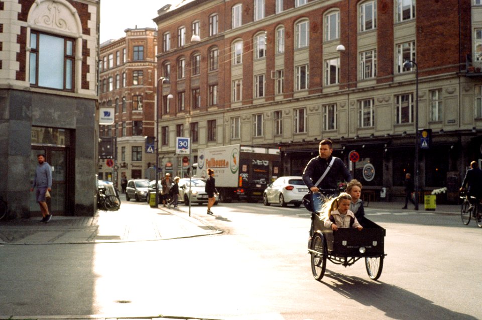 Biking To Work With Children (216993169)