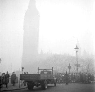 Big Ben in de mist, Bestanddeelnr 254-1946 photo