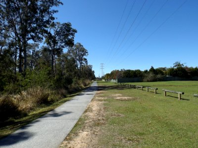 Bikeway and bush Marsden photo