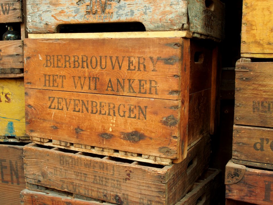 Bierbrouwery Het Wit Anker, Zevenbergen bierkrat foto 2