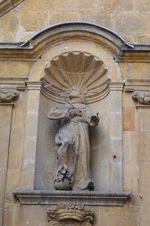 Bielefeld - St. Jodokus - Von Consbruchsche Portal - Statue