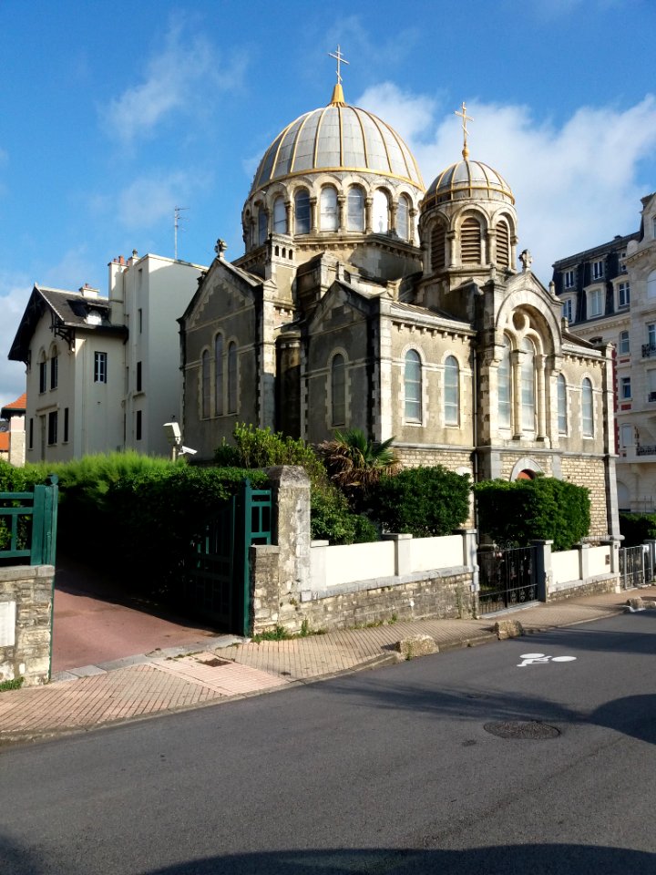 Biarritz - Église orthodoxe russe - Vue d'ensemble
