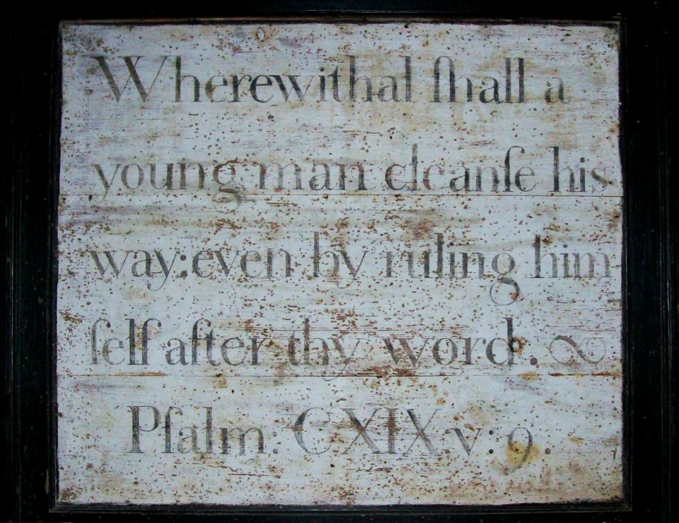 Biblical text, Shadoxhurst