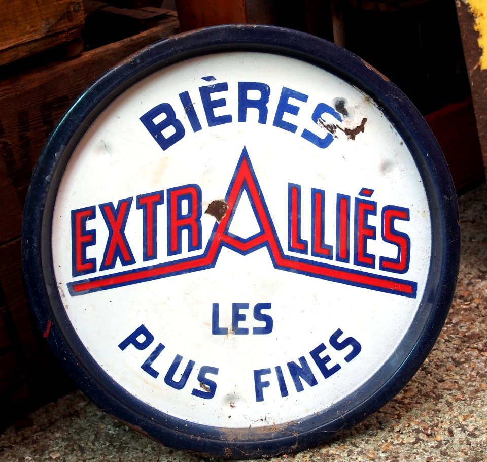 Bières ExtrAlliés beer tray