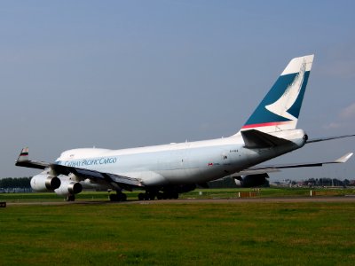 B-HUQ Cathay Pacific Boeing 747-467F - cn 34150 taxiing 14july2013 pic-013
