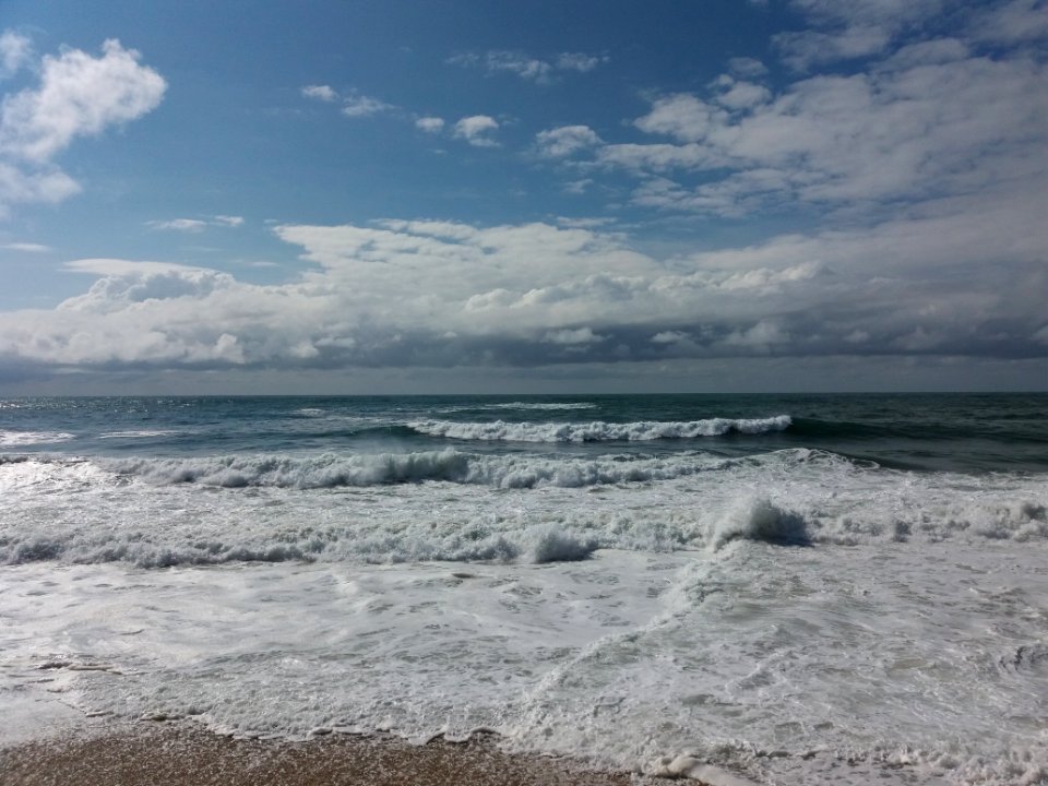 Biarritz - Grande plage - Fortes vagues