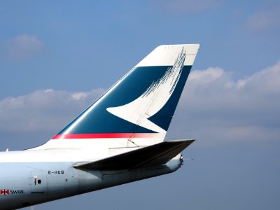B-HUQ Cathay Pacific Boeing 747-467F - cn 34150 taxiing 14july2013 pic-010