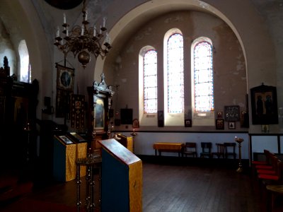Biarritz - Église orthodoxe russe - Intérieur - Fenêtre sud