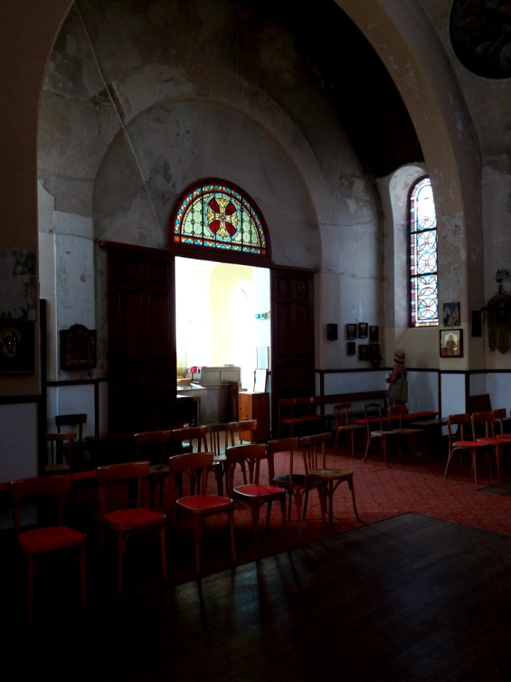 Biarritz - Église orthodoxe russe - Intérieur - Entrée