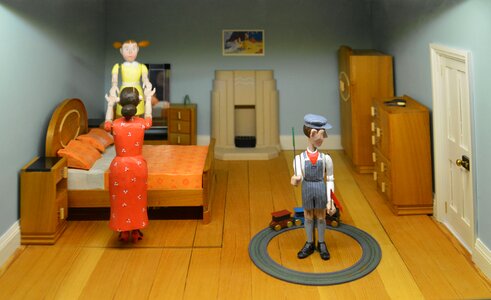 Architecture childhood doll