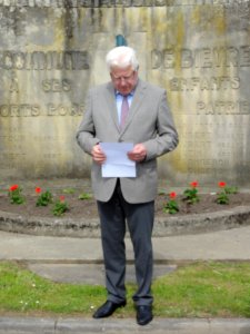 Bièvres (Aisne) Cérémonie commémorative 70e, 8 mai 2015 06
