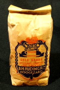 BHR Gele Kroon stoomkoffiebranderij De Kroon, BH Ruding R zn, Hoogezand, foto2