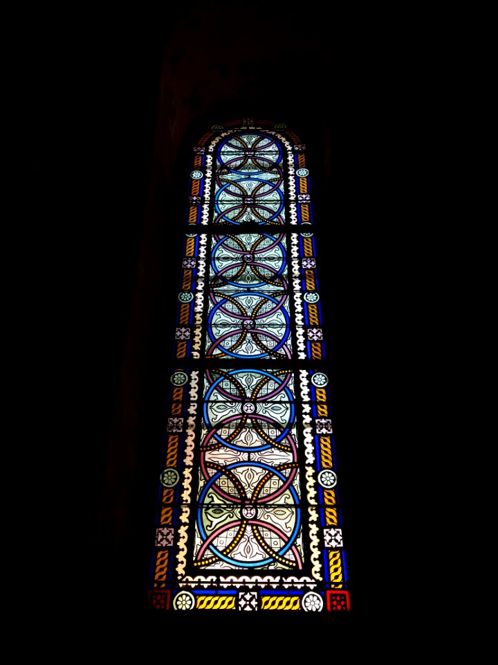 Biarritz - Église orthodoxe russe - Intérieur - Vitrail