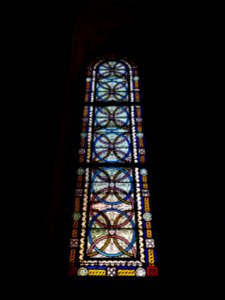 Biarritz - Église orthodoxe russe - Intérieur - Vitrail