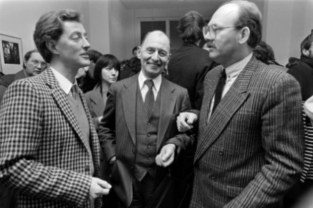 Bij de opening van een fototentoonstelling van Ed van de Elsken en Peter Martens, Bestanddeelnr 933-2064
