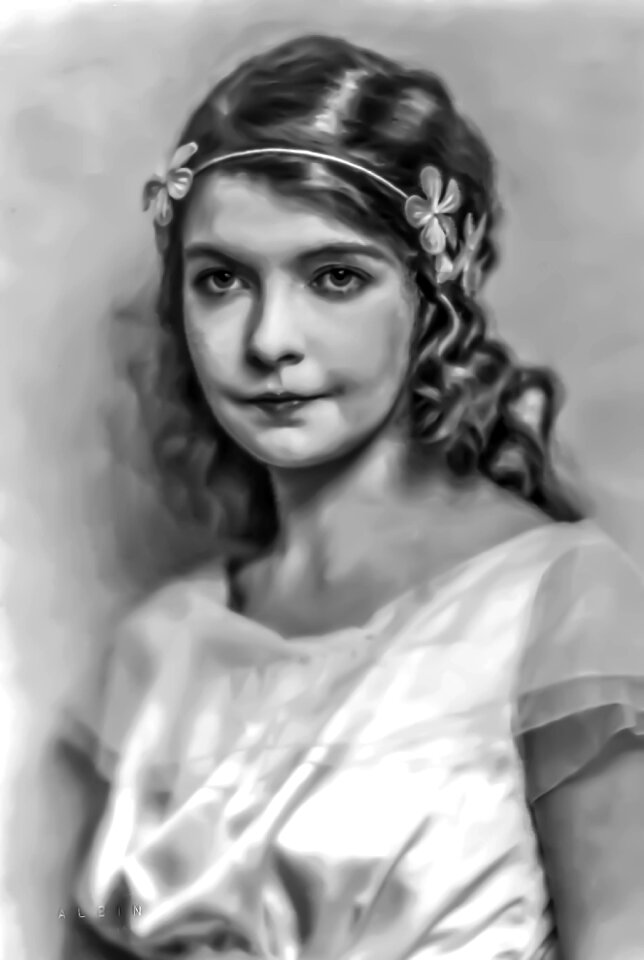 Film silent screen actress