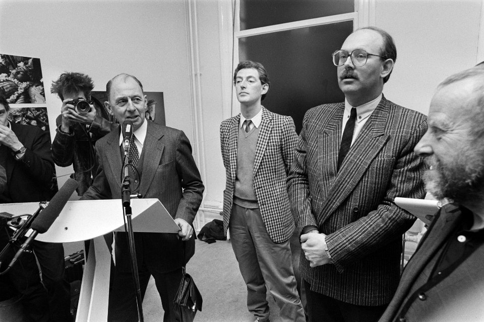 Bij de opening van een fototentoonstelling van Ed van de Elsken en Peter Martens, Bestanddeelnr 933-2062