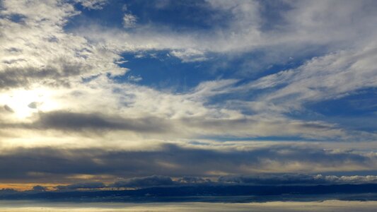 Clouds context sunlight