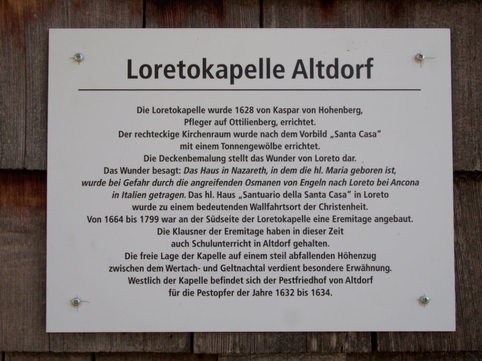 Biessenhofen OT Altdorf, Loretokapelle (3)