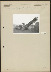 Bietenmoesmachine gecombineerd met transporteur naar de silo, Bestanddeelnr 256-3454